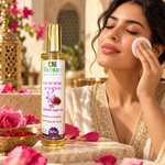 Charger l'image dans la galerie, OilBeautyMaroc Eau de rose au safran en situation d’utilisation
