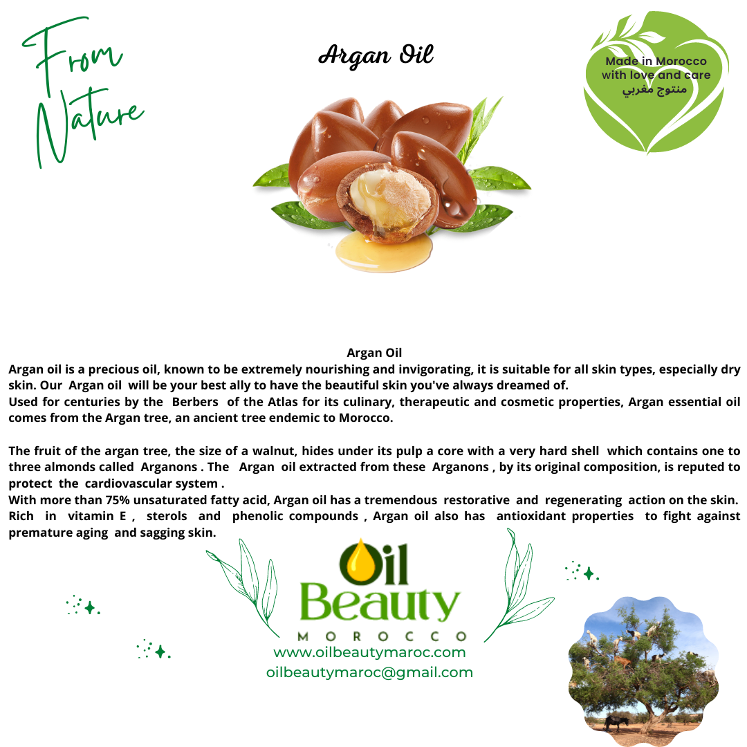 Huile d'Argan Cosmétique - Cosmetic Argan Oil- زيت  أرغان